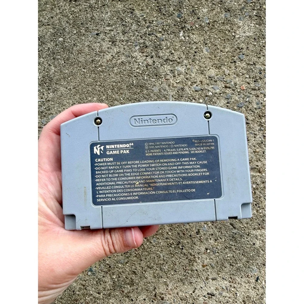 Nintendo 64 Mario Party N64 Video Game Cartridge NUS-006 Authentic Grey-Tested